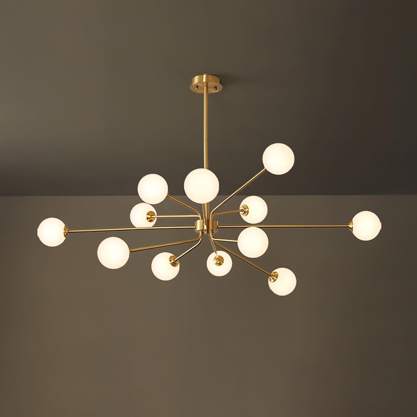 Solaire Arm Chandelier - Blowlighting