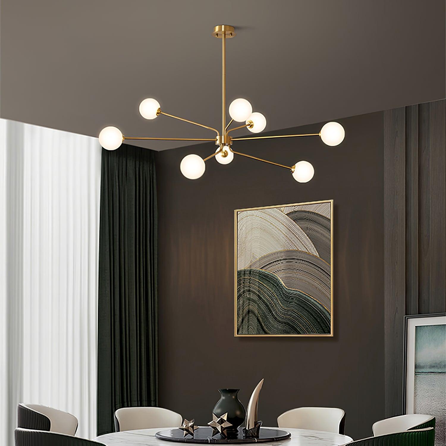 Solaire Arm Chandelier - Blowlighting