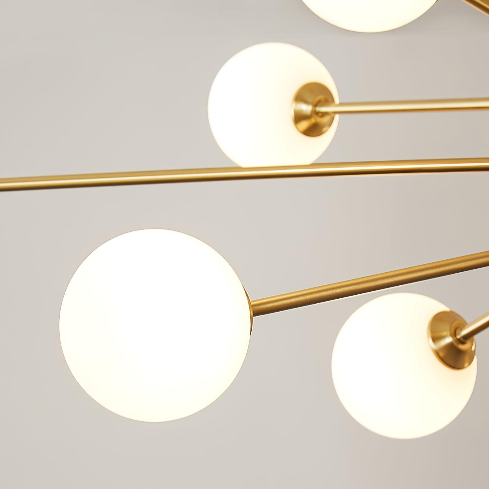 Solaire Arm Chandelier - Blowlighting