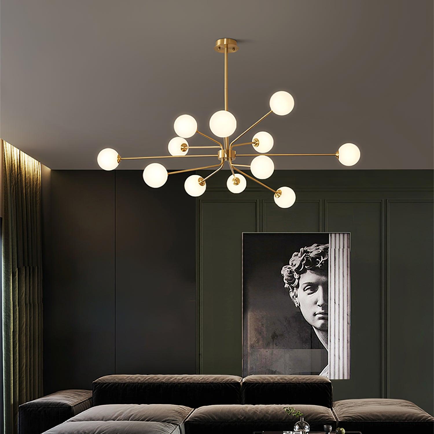Solaire Arm Chandelier - Blowlighting