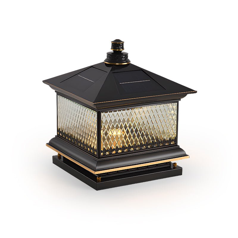 Diamond Solar Post Outdoor Light - Blowlighting