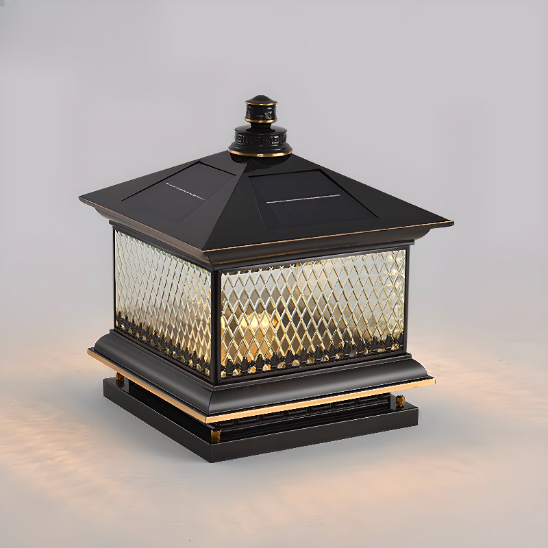 Diamond Solar Post Outdoor Light - Blowlighting