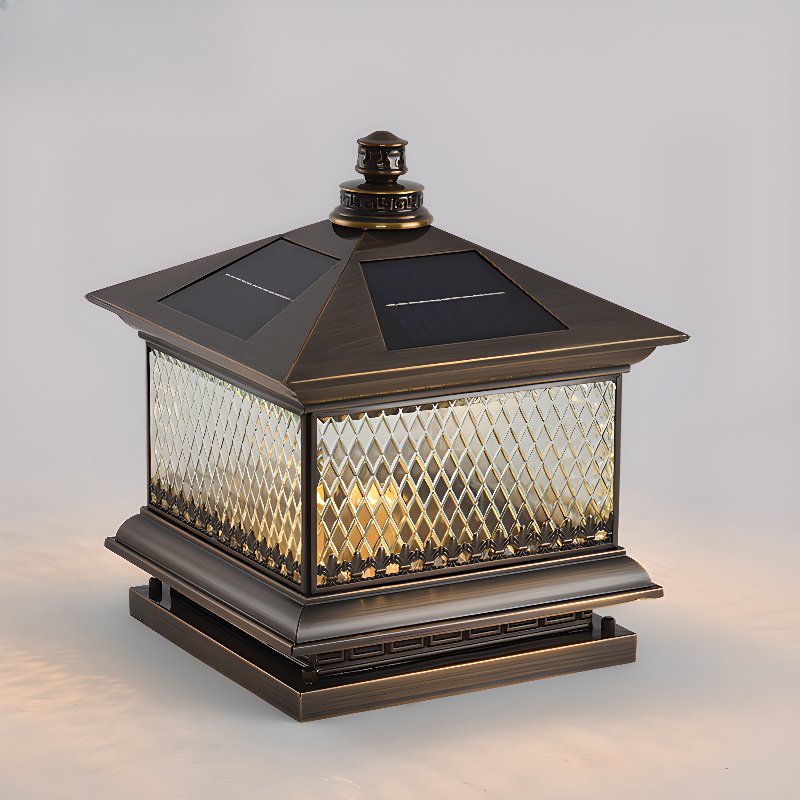 Diamond Solar Post Outdoor Light - Blowlighting