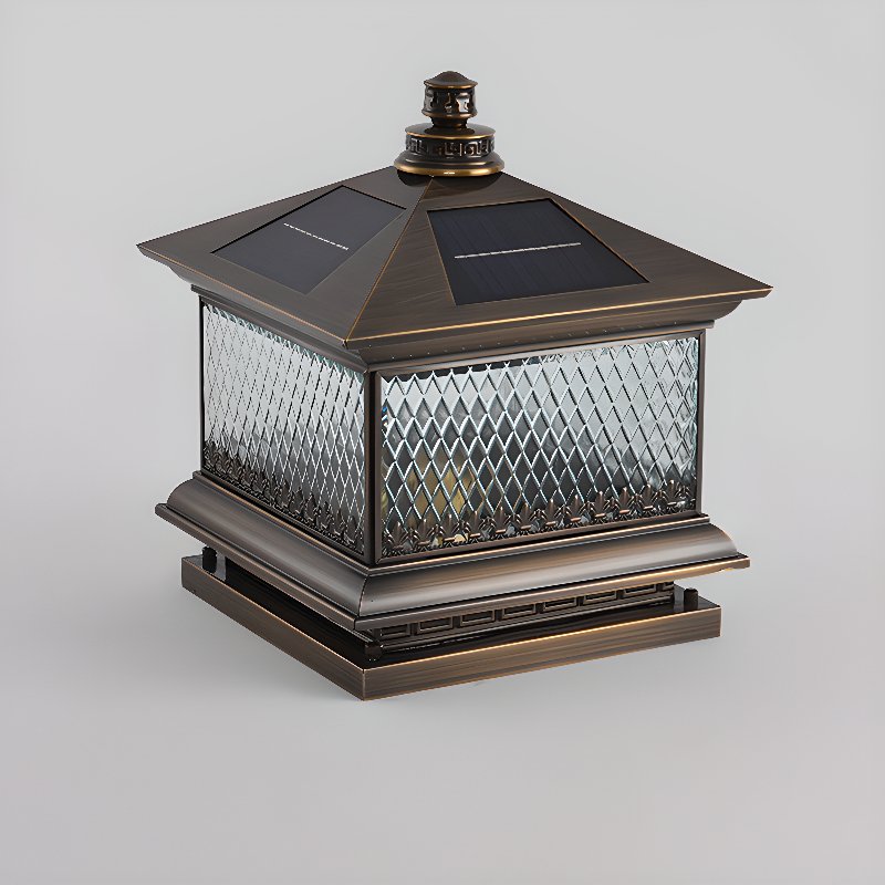 Diamond Solar Post Outdoor Light - Blowlighting