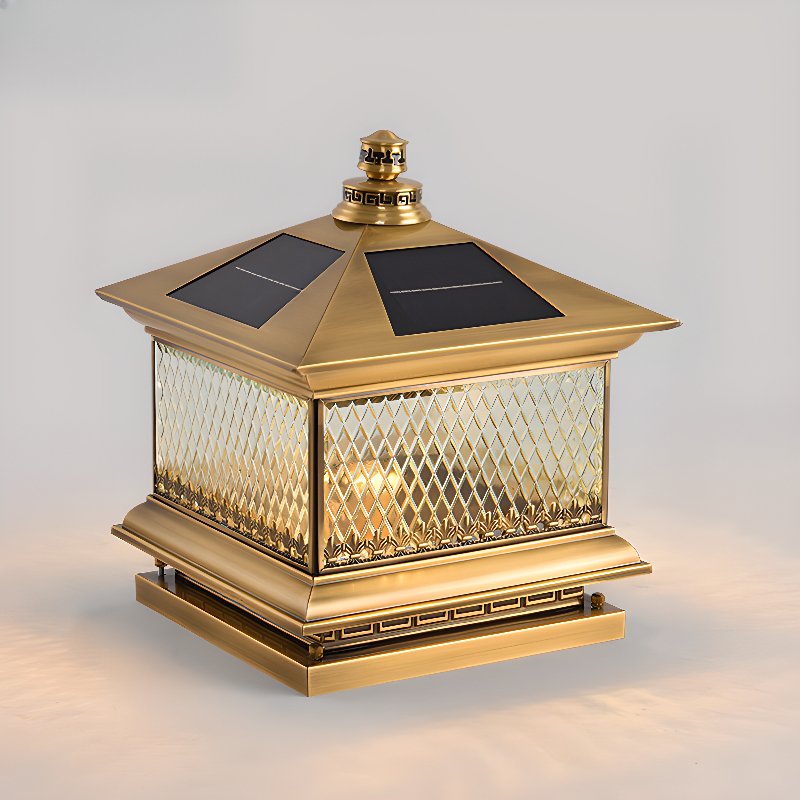 Diamond Solar Post Outdoor Light - Blowlighting