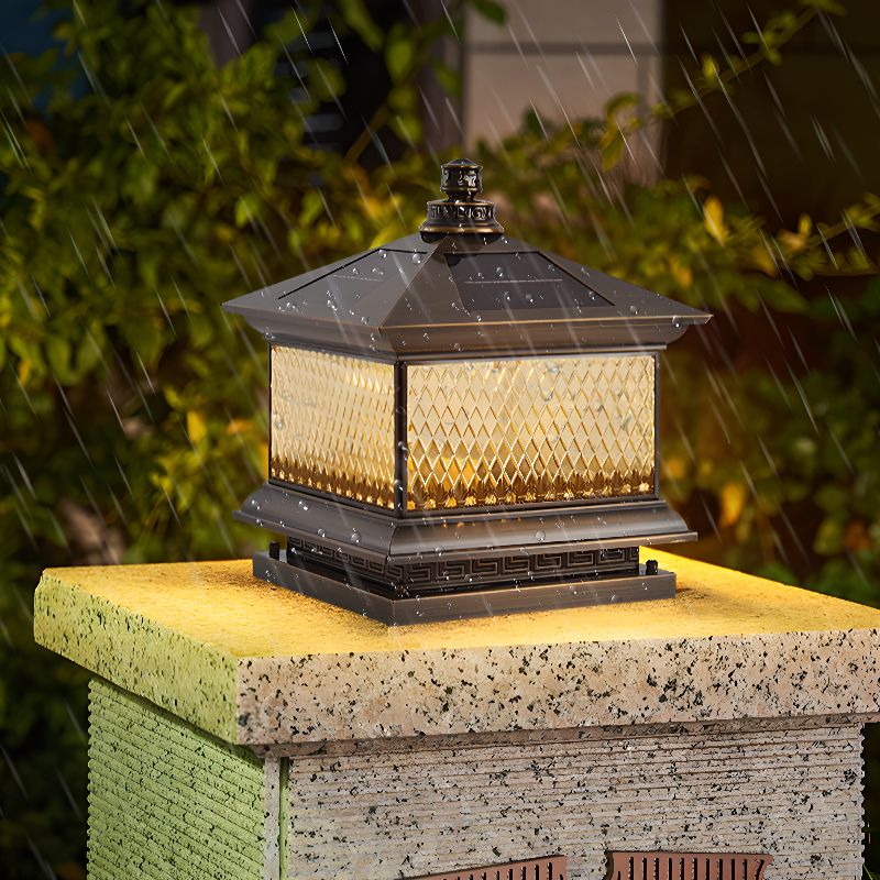 Diamond Solar Post Outdoor Light - Blowlighting