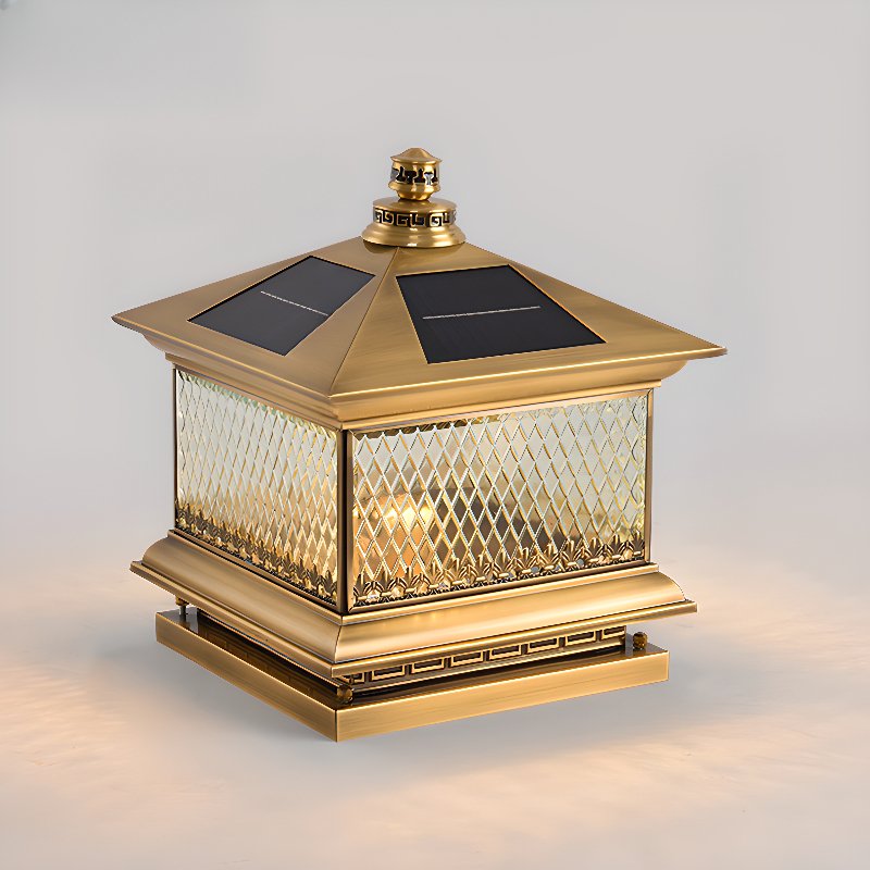 Diamond Solar Post Outdoor Light - Blowlighting