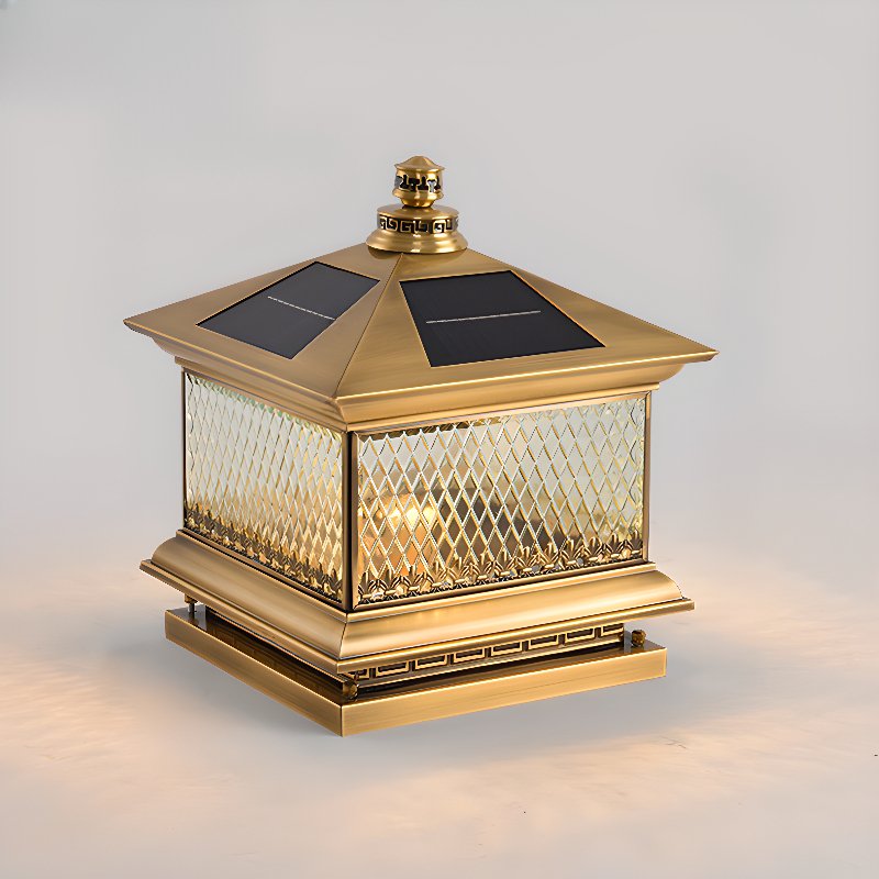 Diamond Solar Post Outdoor Light - Blowlighting
