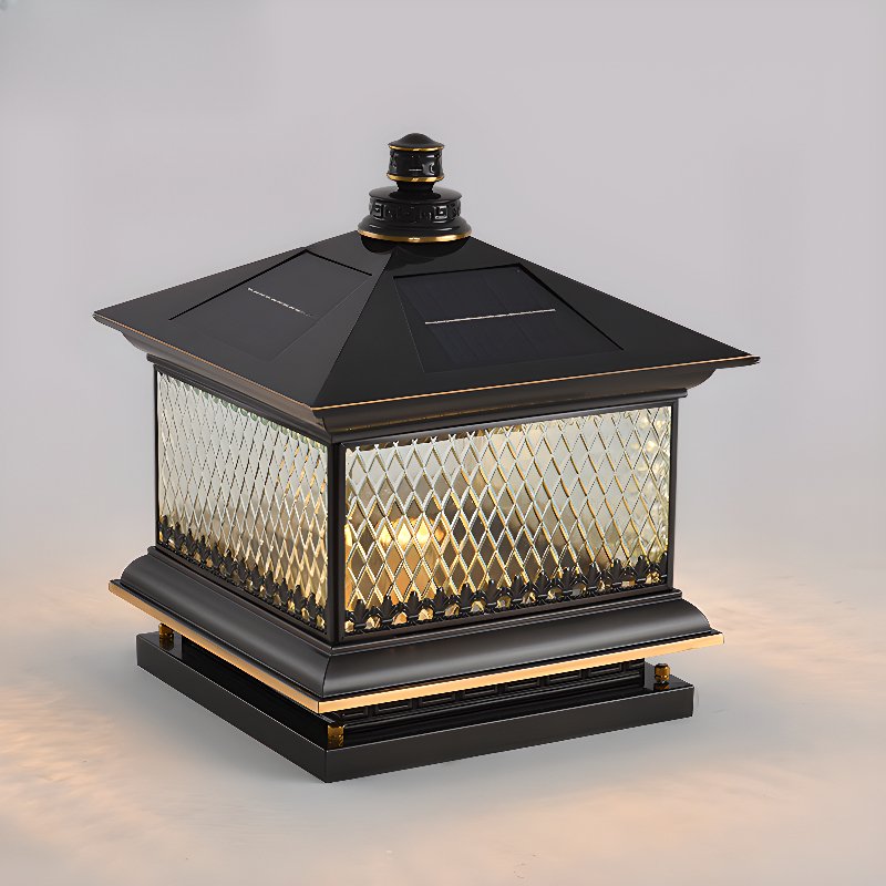 Diamond Solar Post Outdoor Light - Blowlighting