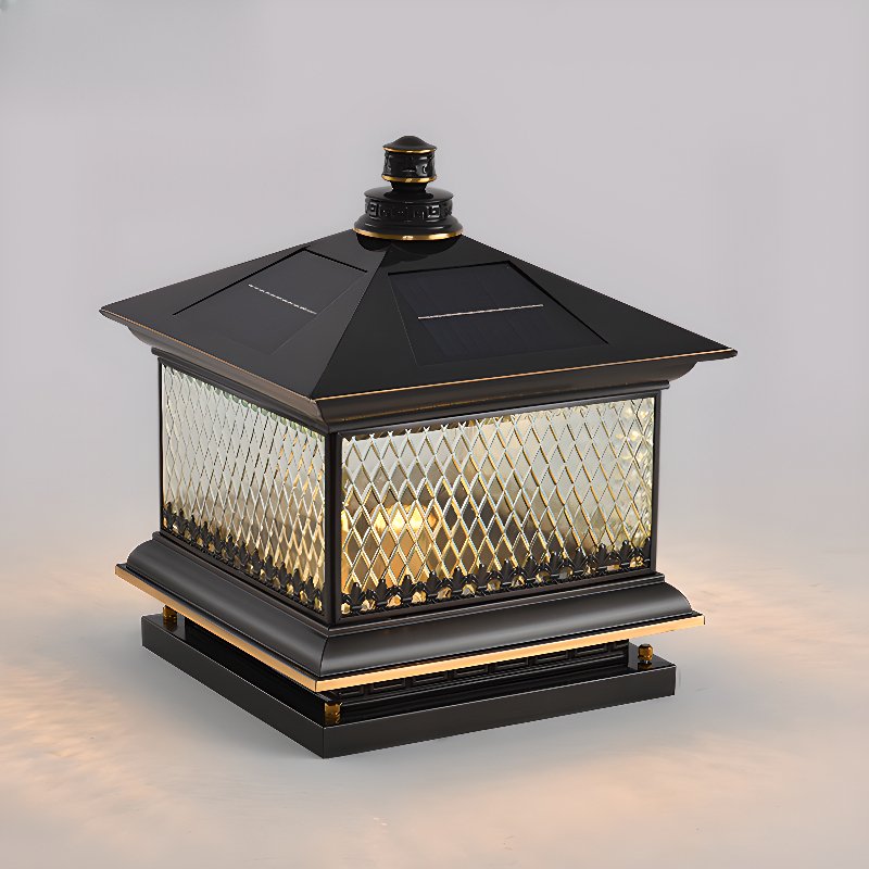 Diamond Solar Post Outdoor Light - Blowlighting