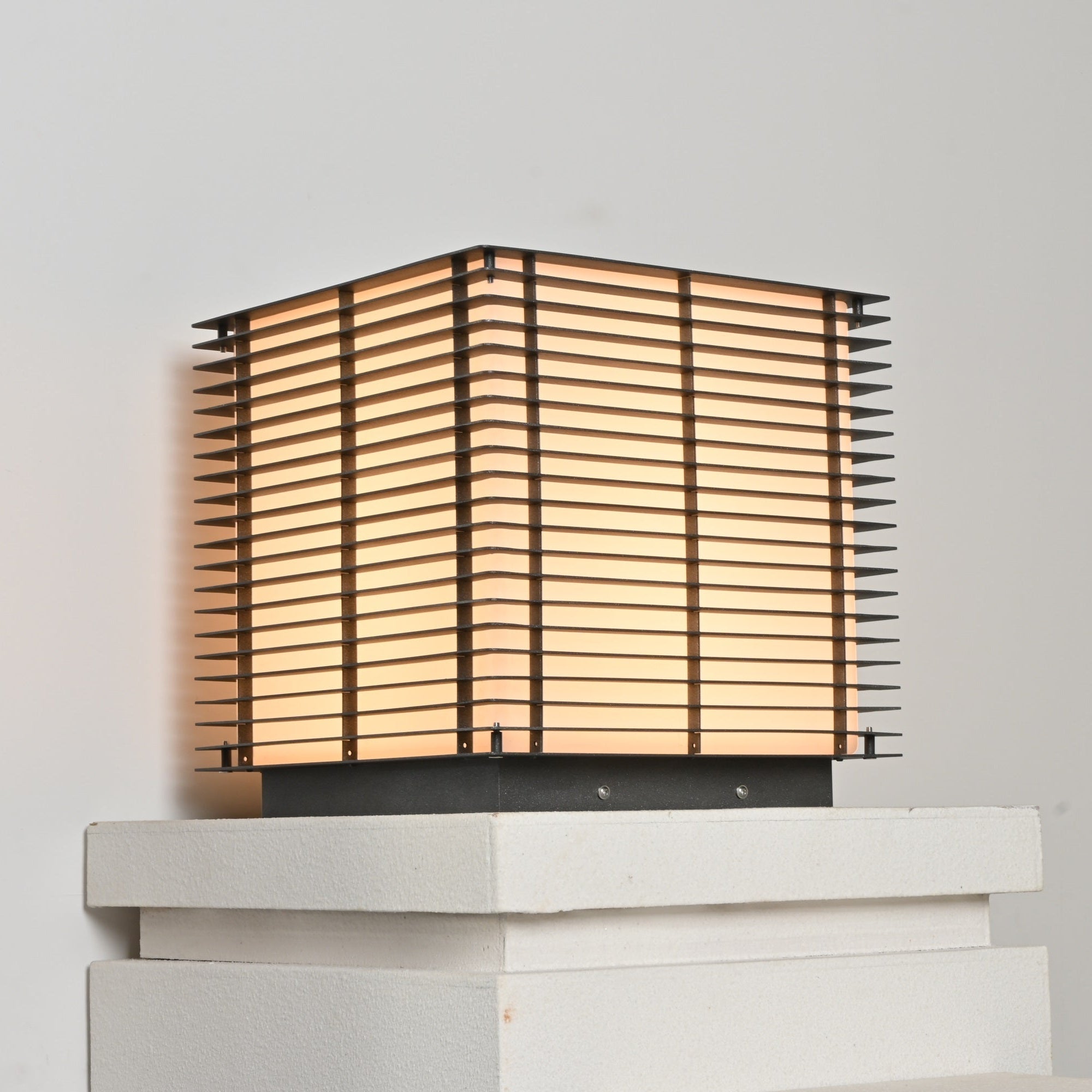 Grid Post Outdoor Light - Blowlighting