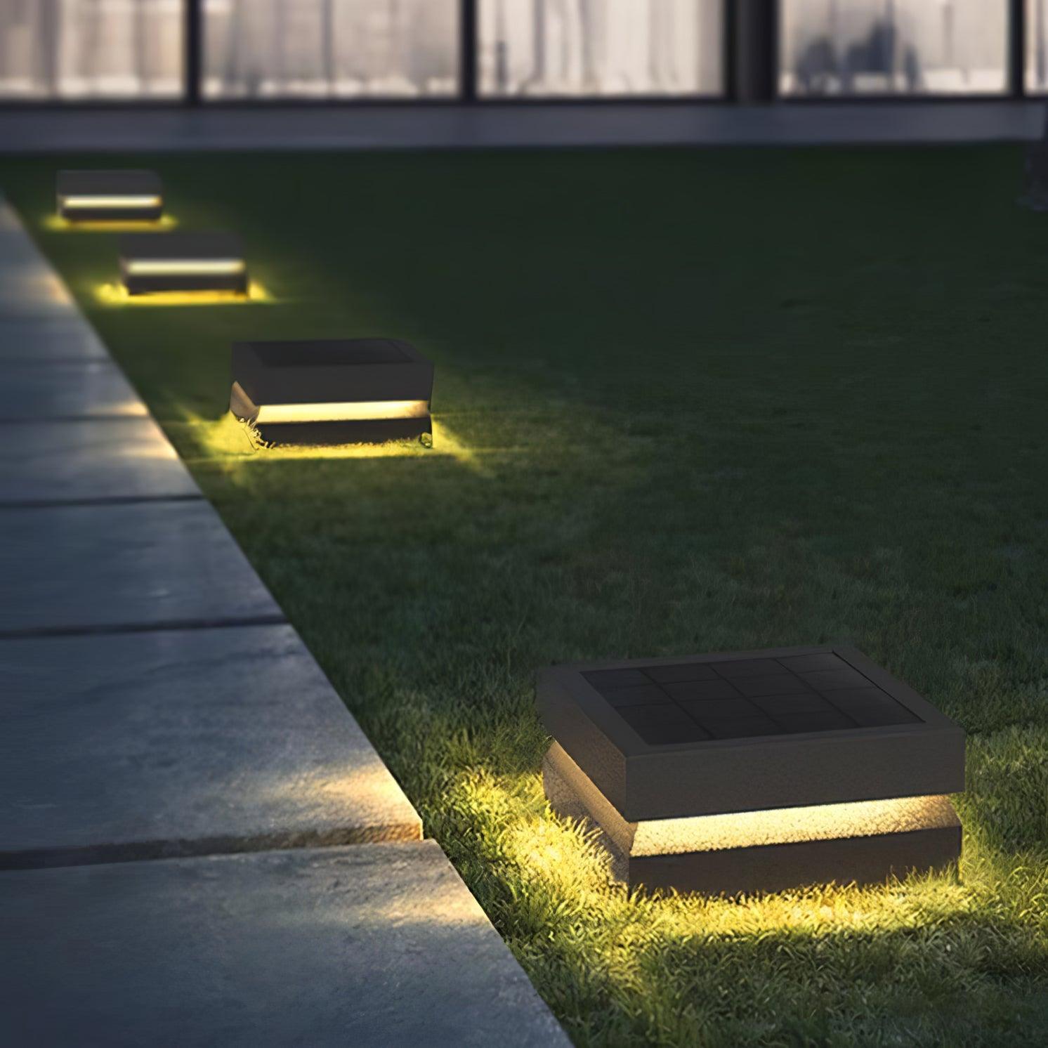 Square Post Outdoor Light - Blowlighting