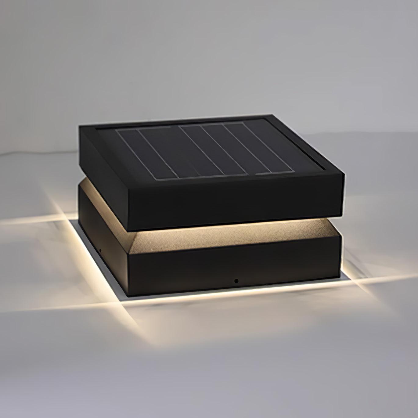Square Post Outdoor Light - Blowlighting