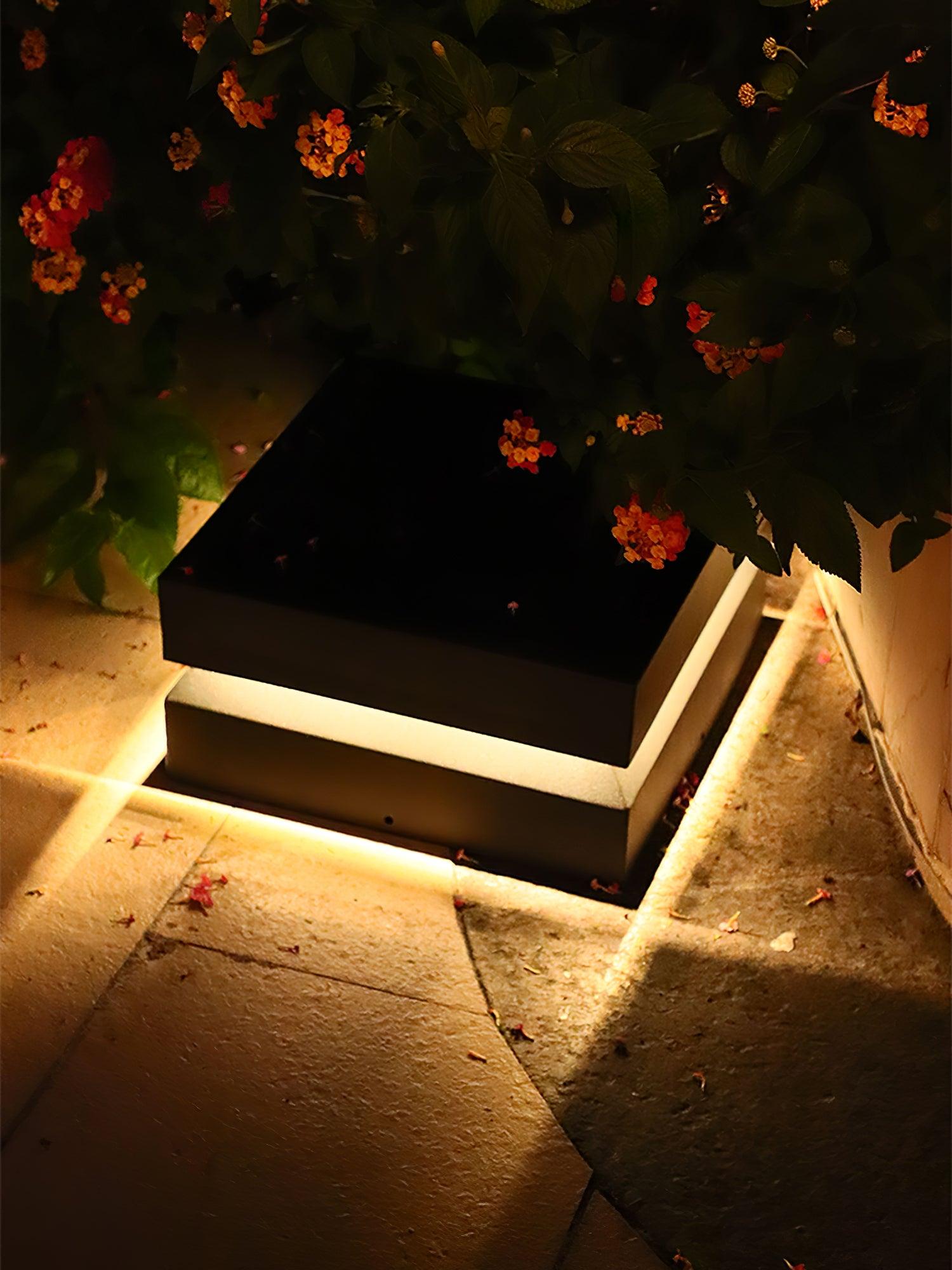 Square Post Outdoor Light - Blowlighting