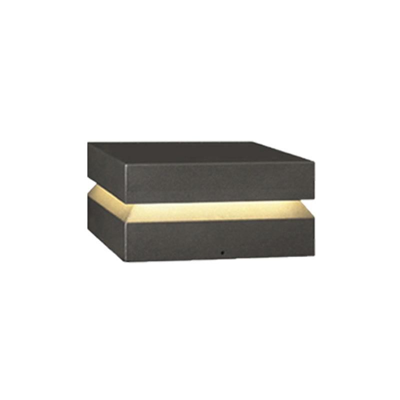 Square Post Outdoor Light - Blowlighting