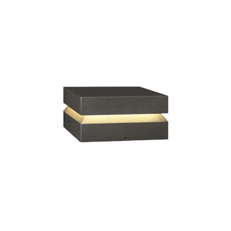 Square Post Outdoor Light - Blowlighting