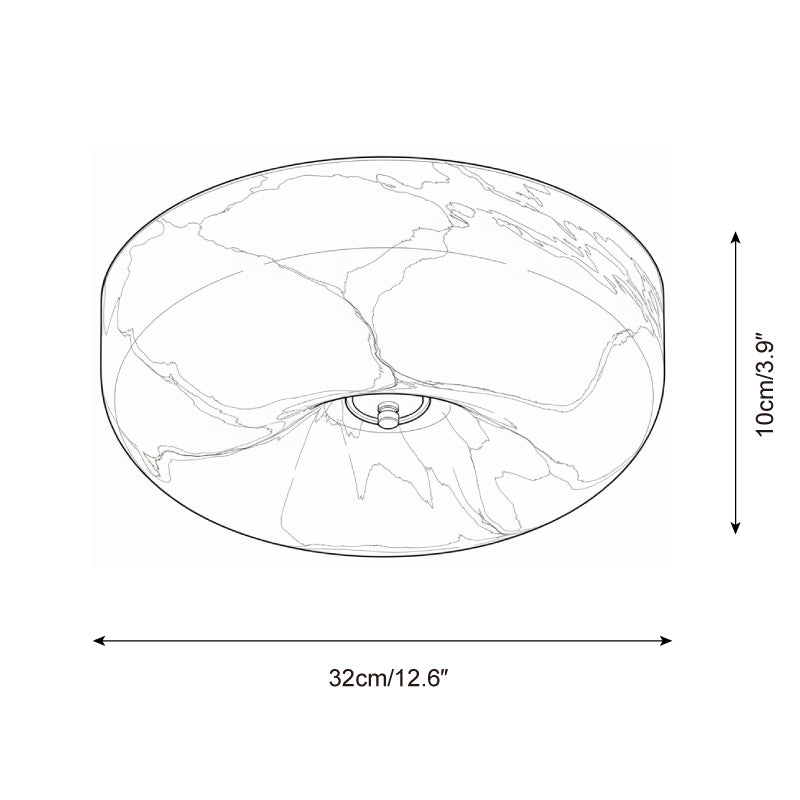 Solara Playful Glass Shine Ceiling Light