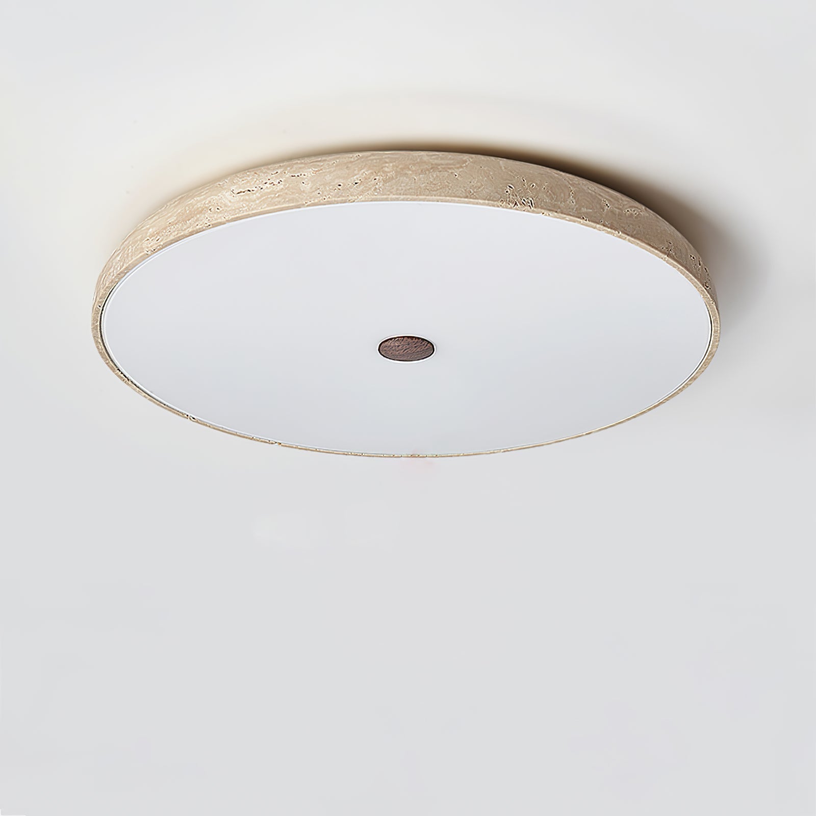 Orzoror Minimalist Travertine Ceiling Light - Blowlighting