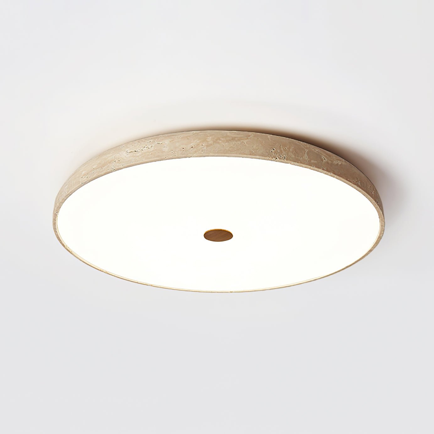 Orzoror Minimalist Travertine Ceiling Light - Blowlighting