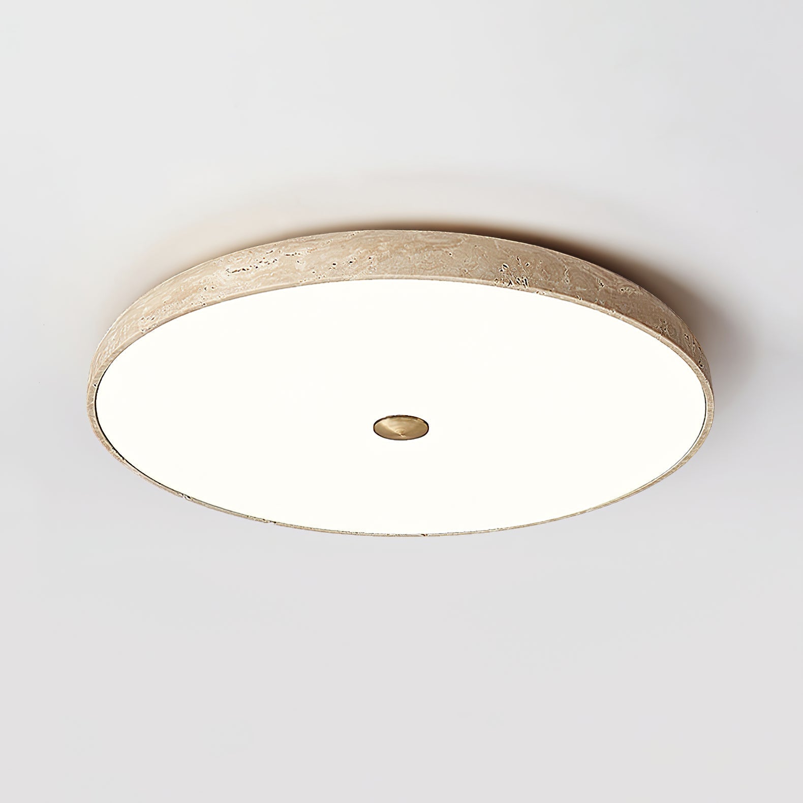 Orzoror Minimalist Travertine Ceiling Light - Blowlighting