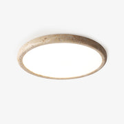 Aurrina Ring Frame Travertine Ceiling Light - Blowlighting