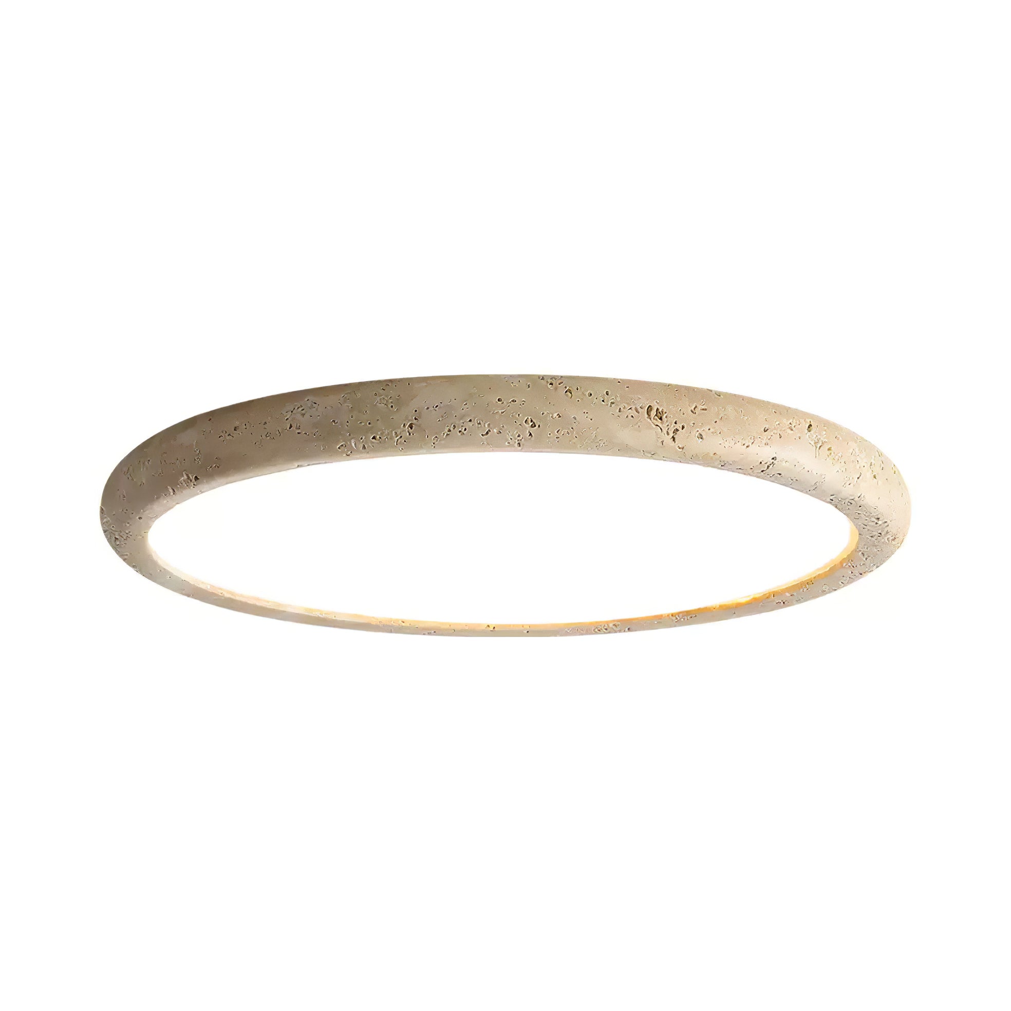 Aurrina Ring Frame Travertine Ceiling Light - Blowlighting