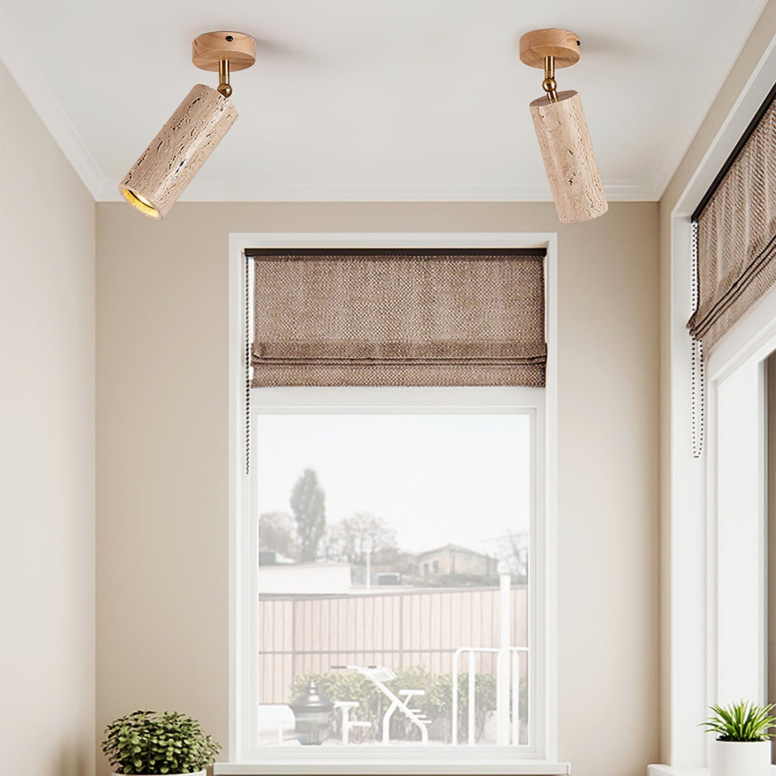 Mycaran Travertine Pendant Light - Blowlighting