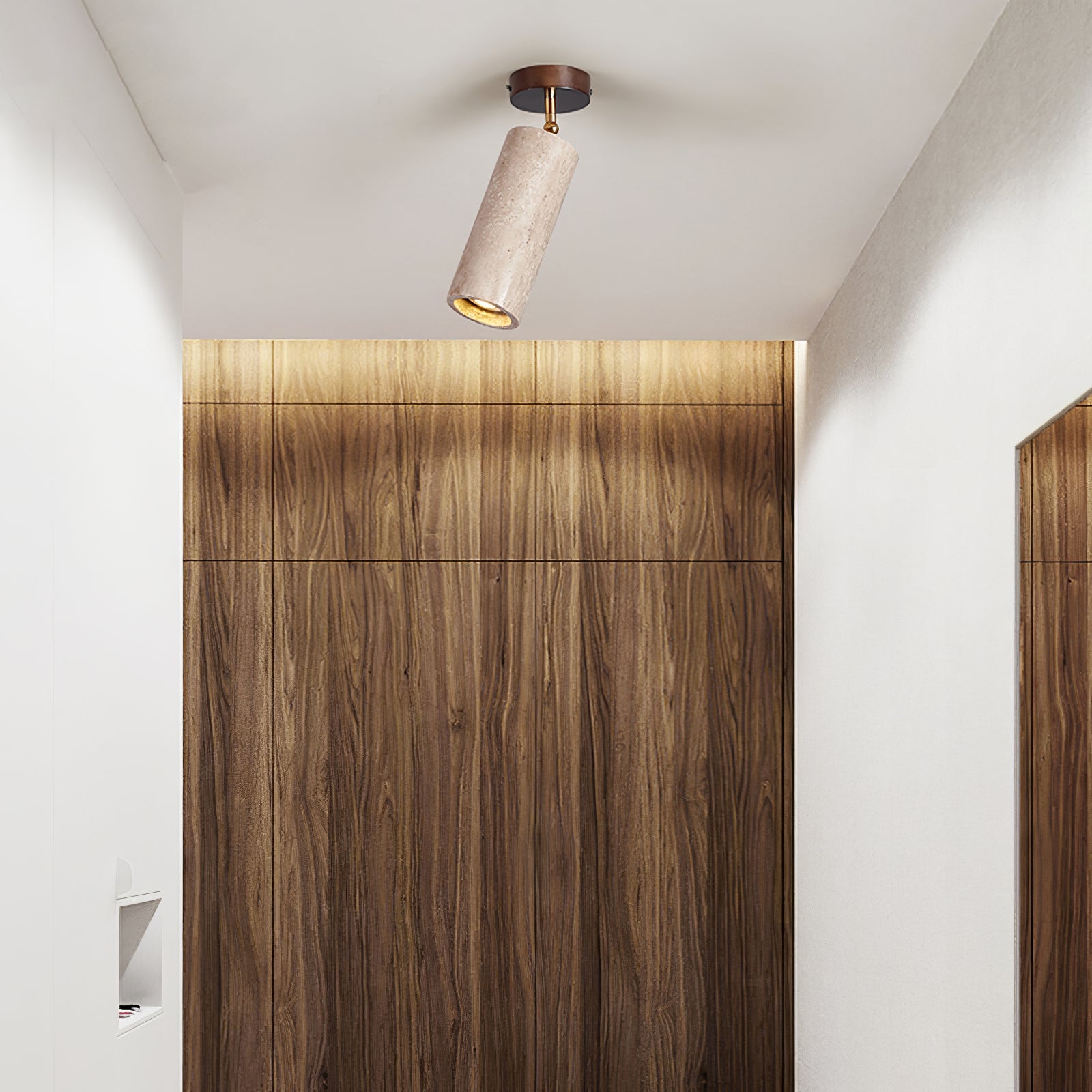 Mycaran Travertine Pendant Light - Blowlighting