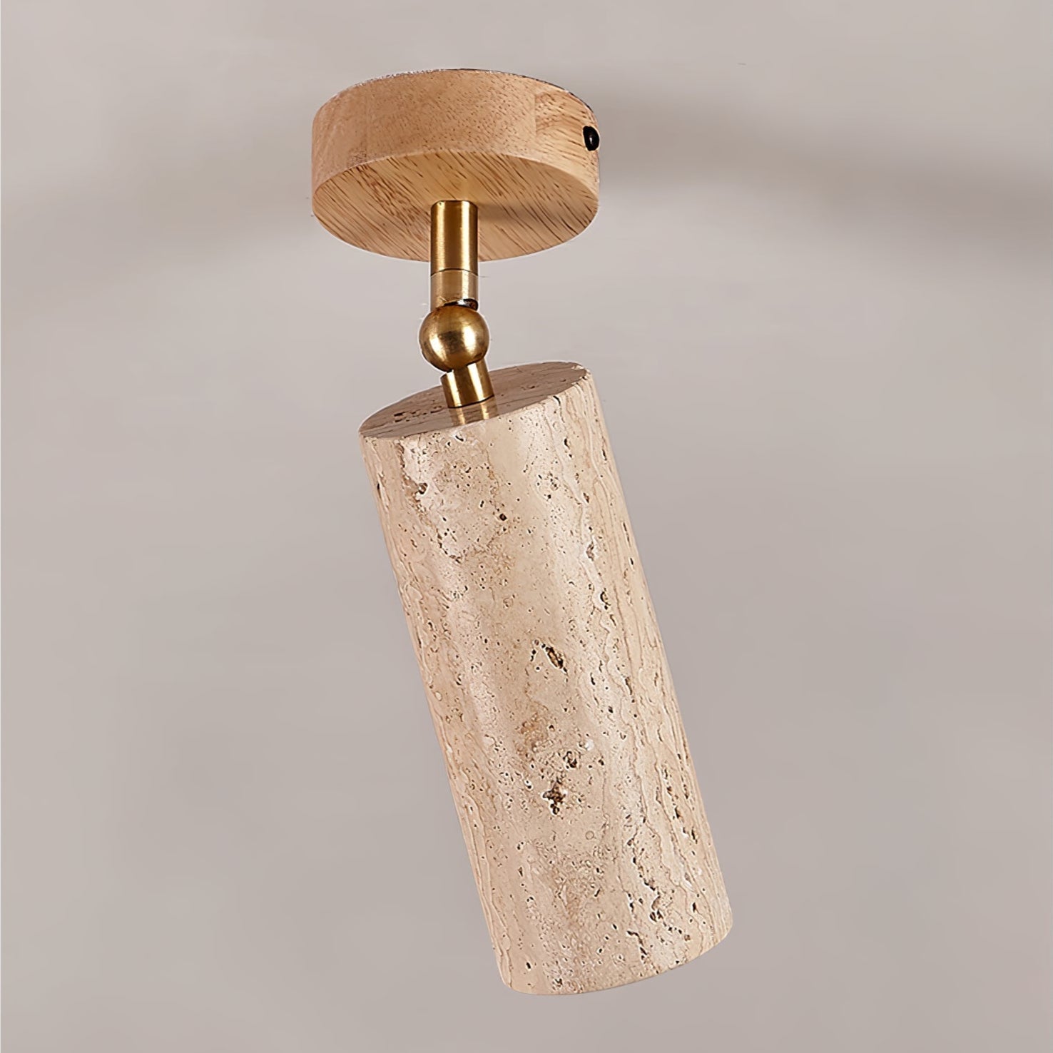 Mycaran Travertine Pendant Light - Blowlighting