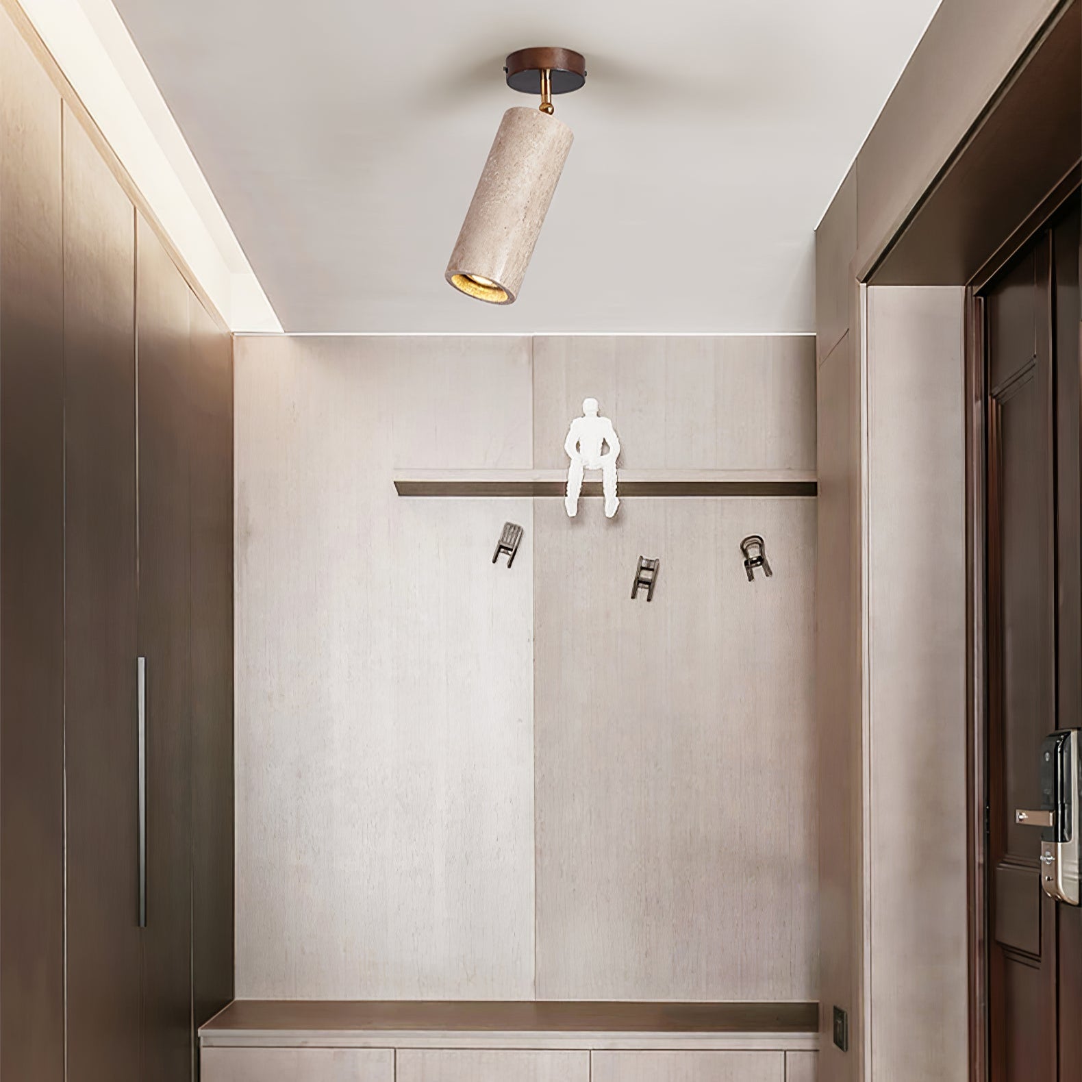 Mycaran Travertine Pendant Light - Blowlighting