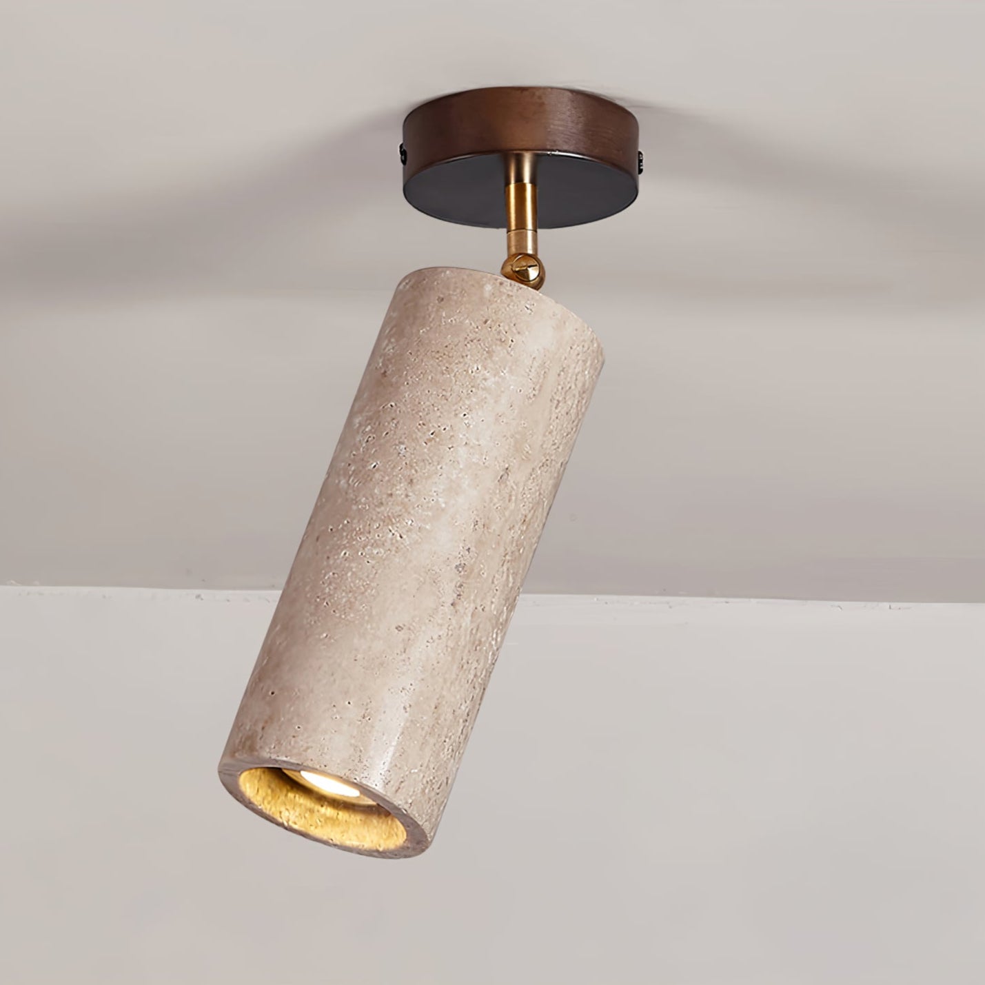 Mycaran Travertine Pendant Light - Blowlighting