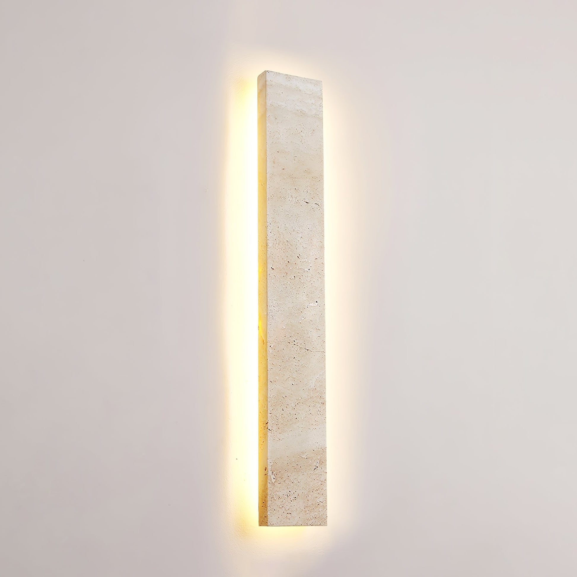 Olnorir Slim Rectangle Travertine Wall Light - Blowlighting