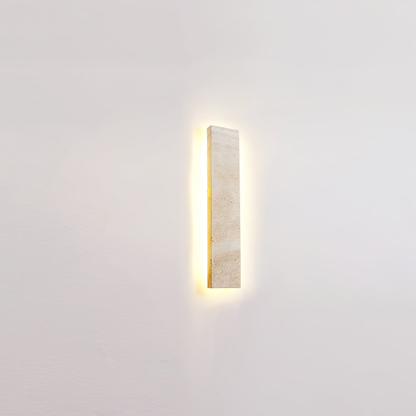 Olnorir Slim Rectangle Travertine Wall Light - Blowlighting