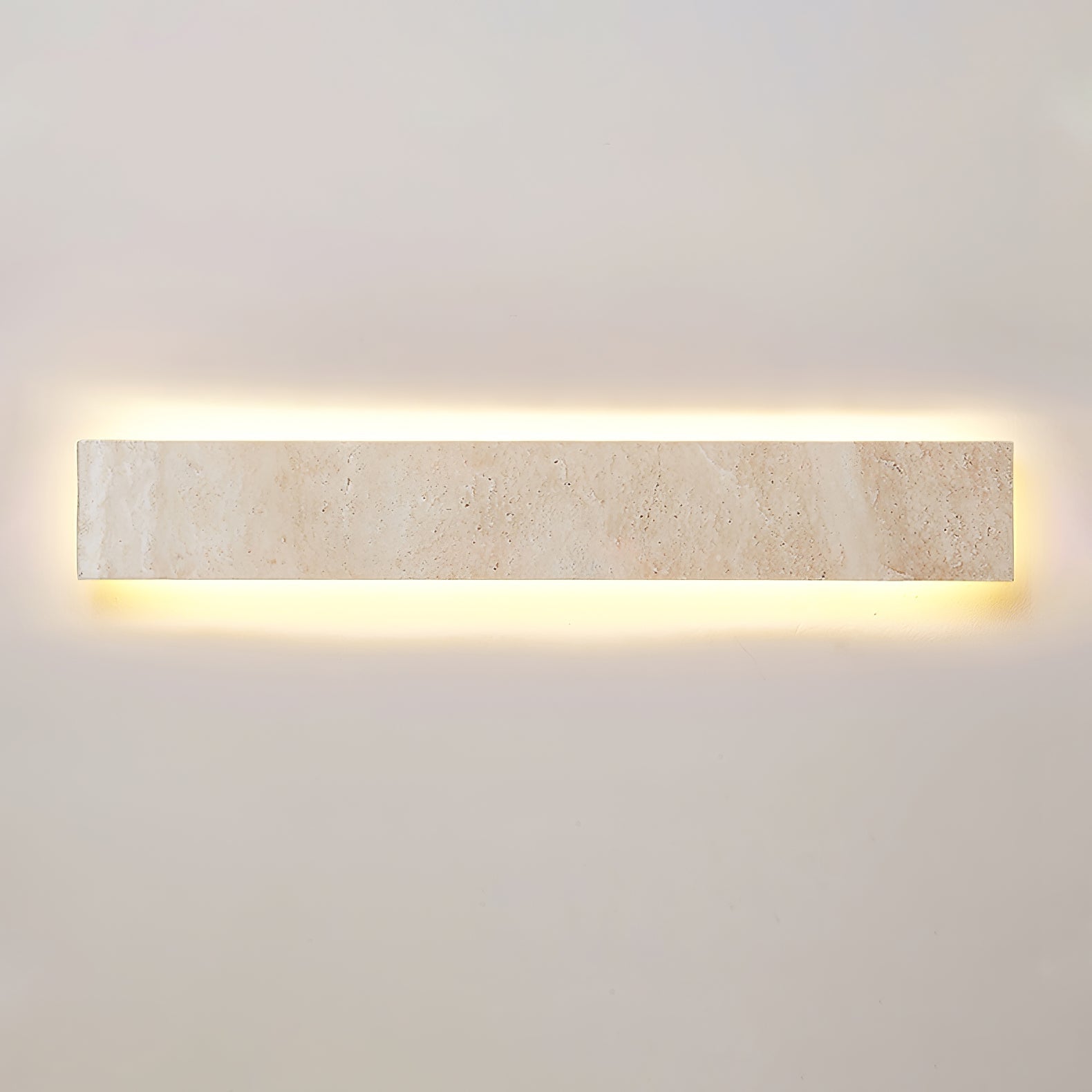 Olnorir Slim Rectangle Travertine Wall Light - Blowlighting