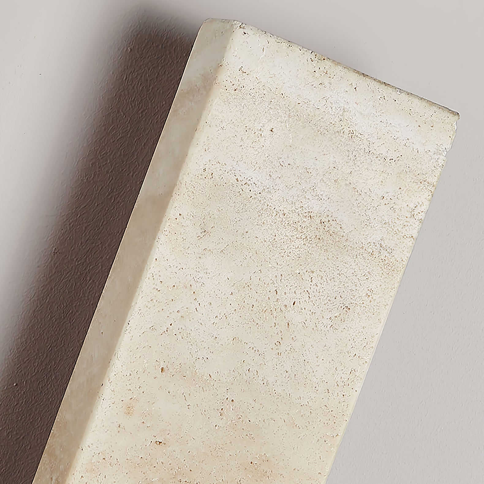 Olnorir Slim Rectangle Travertine Wall Light - Blowlighting