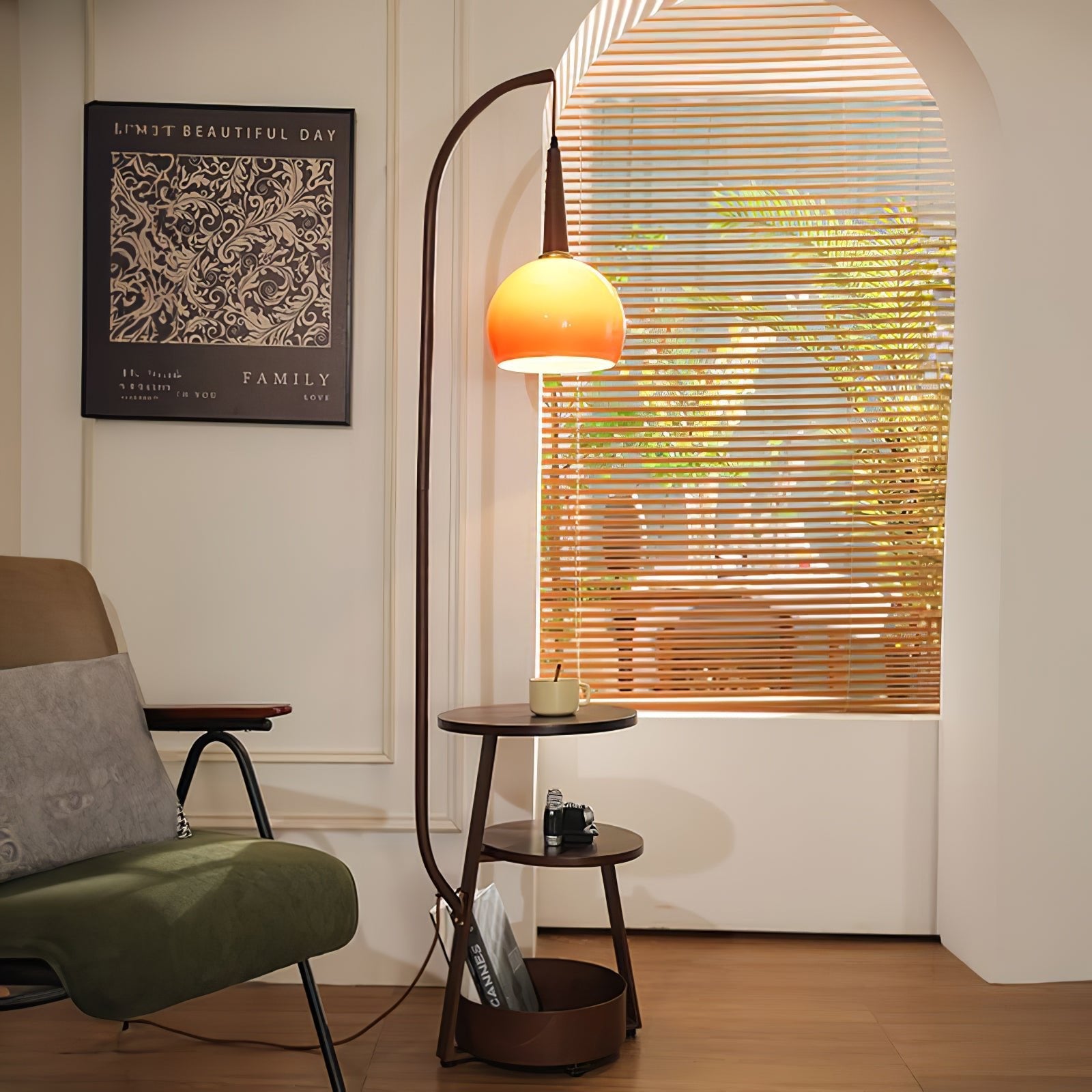Solstice Arc Floor Lamp - Blowlighting
