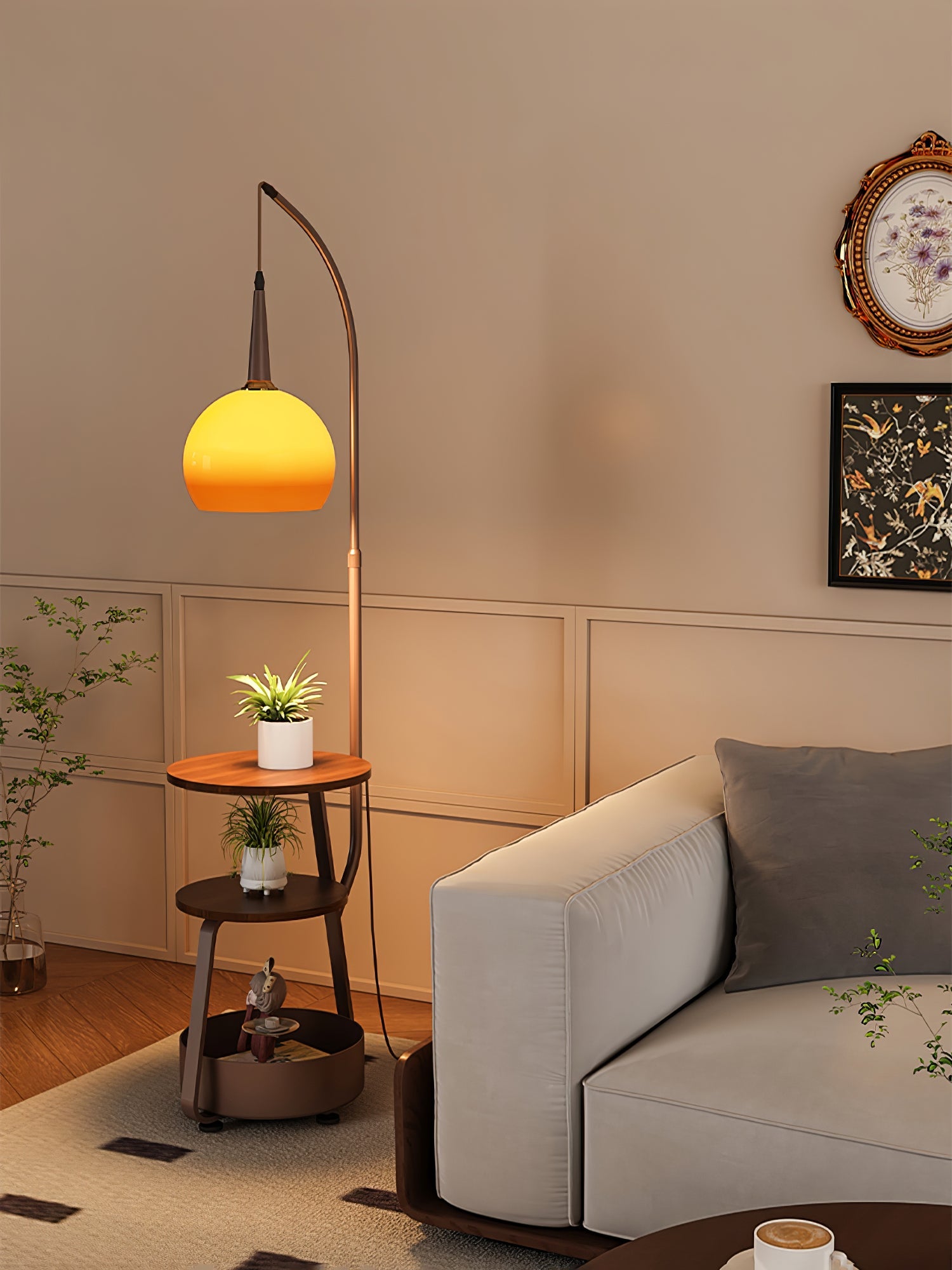 Solstice Arc Floor Lamp - Blowlighting