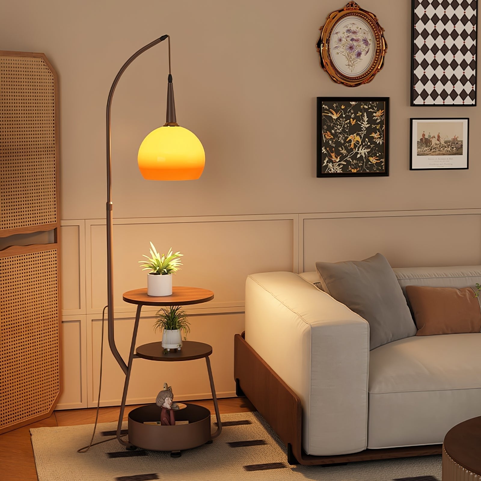 Solstice Arc Floor Lamp - Blowlighting
