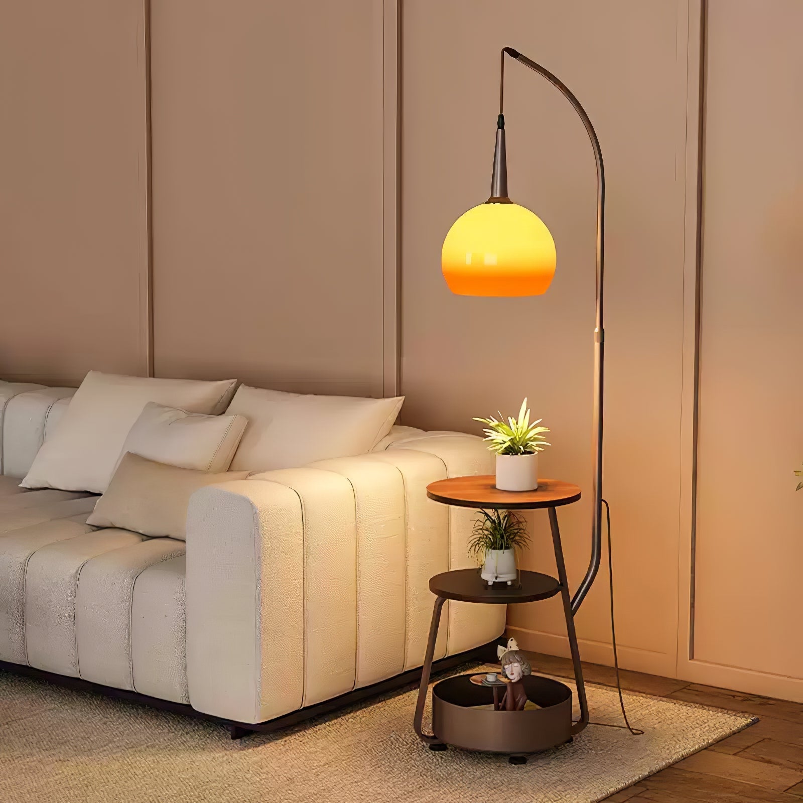 Solstice Arc Floor Lamp - Blowlighting