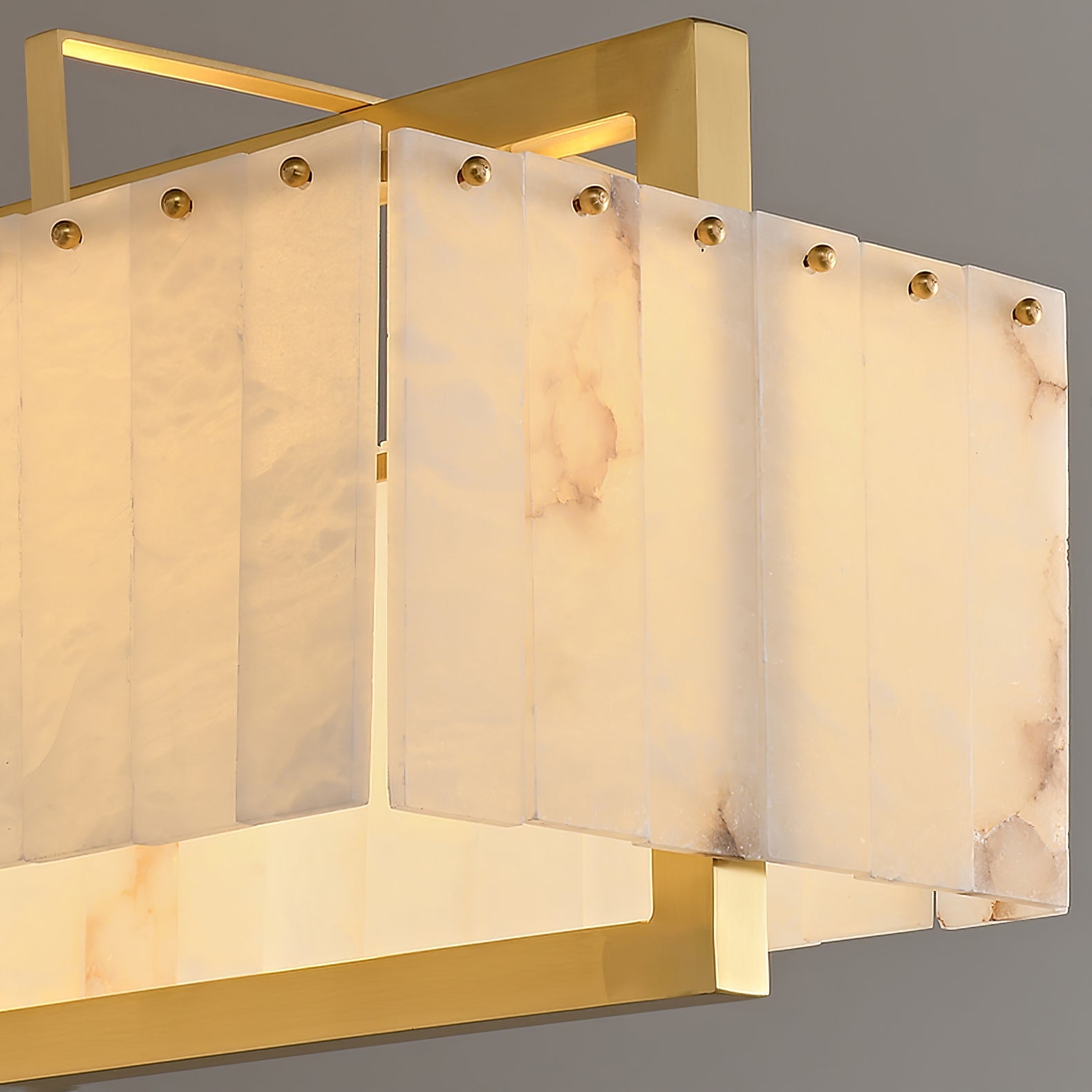 Aether Rectangular Alabaster Pendant Light - Blowlighting