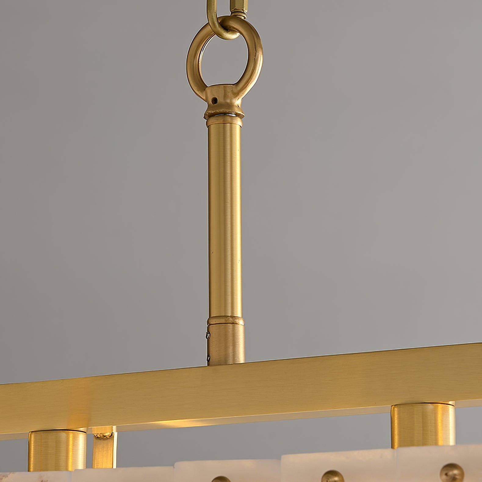 Aether Rectangular Alabaster Pendant Light - Blowlighting