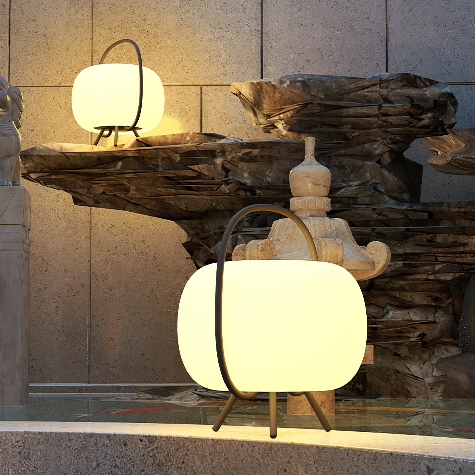 Soluna Pod Lantern Outdoor Lamp - Blowlighting