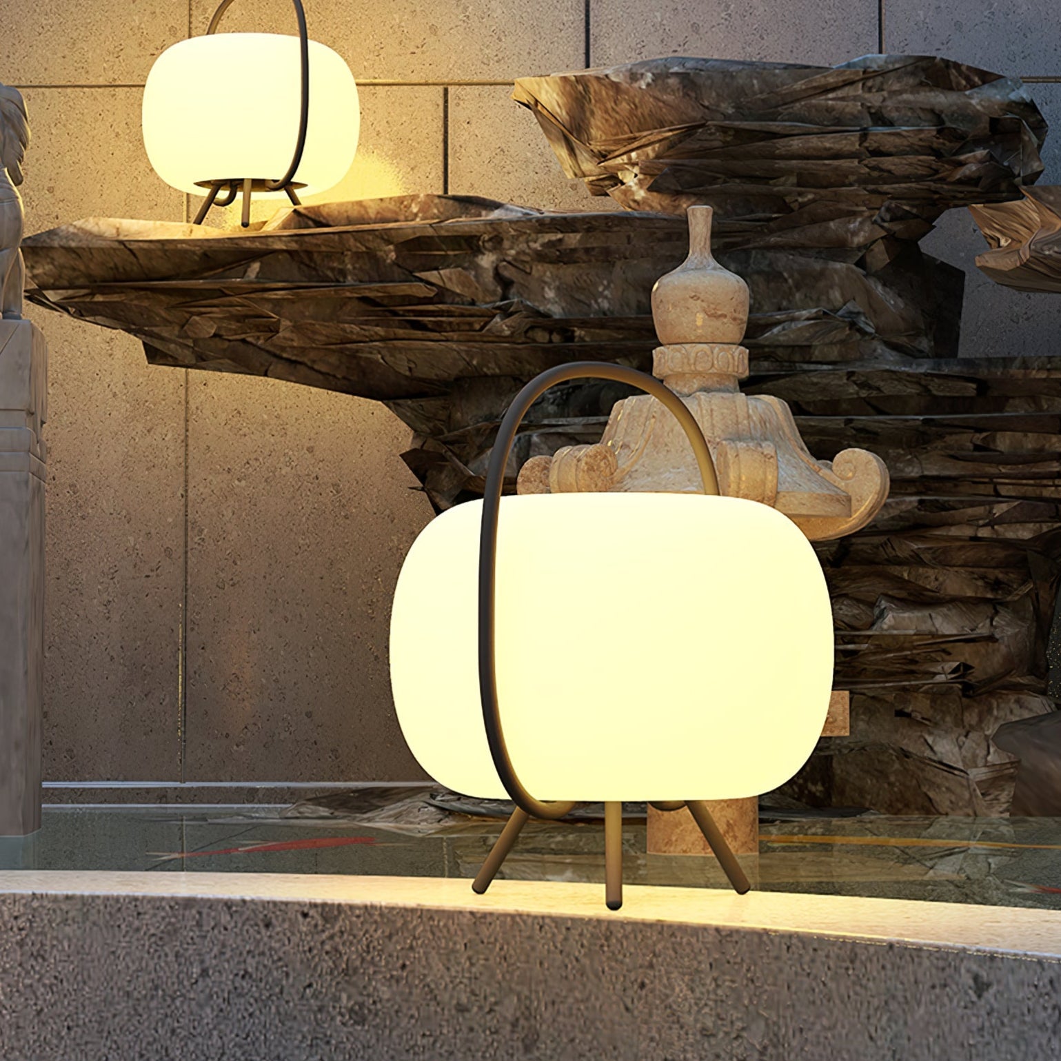 Soluna Pod Lantern Outdoor Lamp - Blowlighting