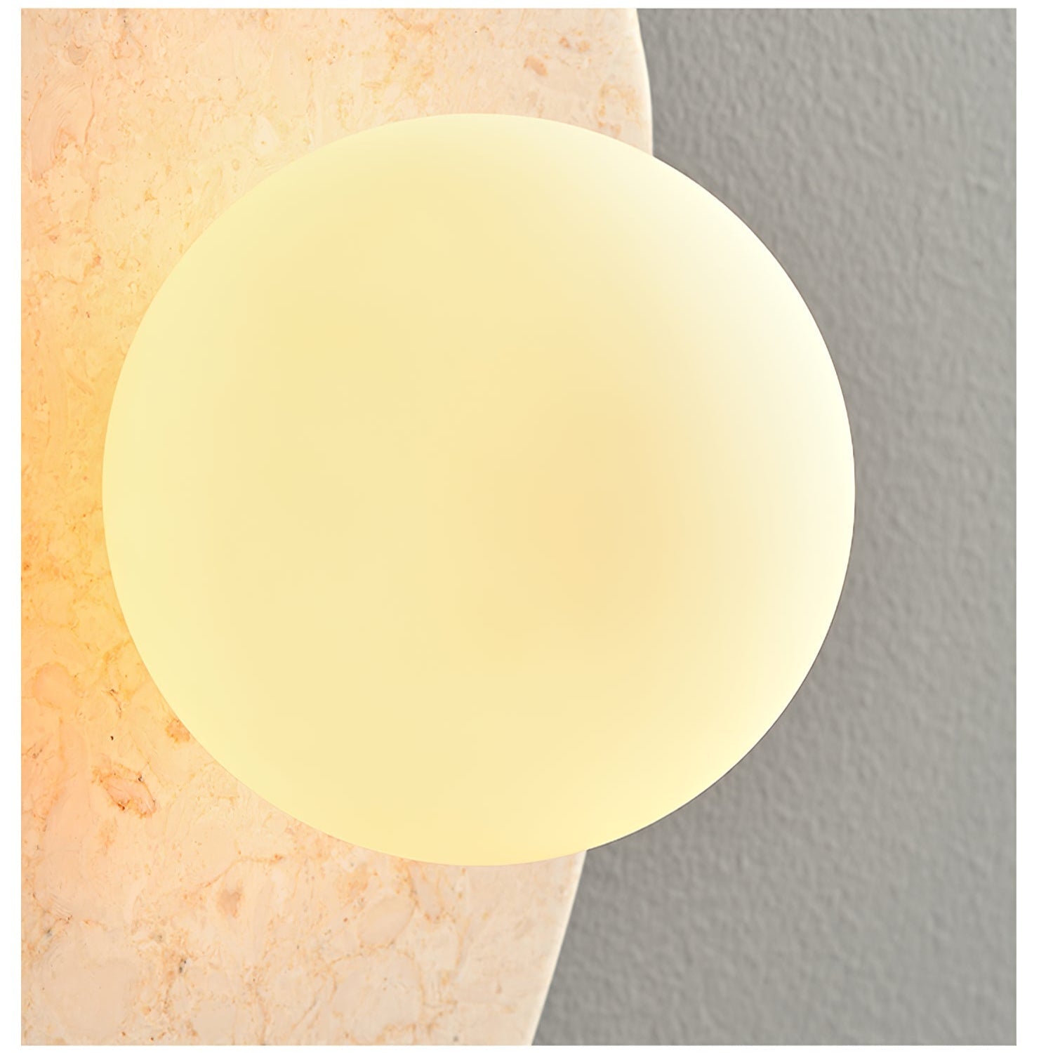 Pebble Rustic Marble Wall Light - Blowlighting