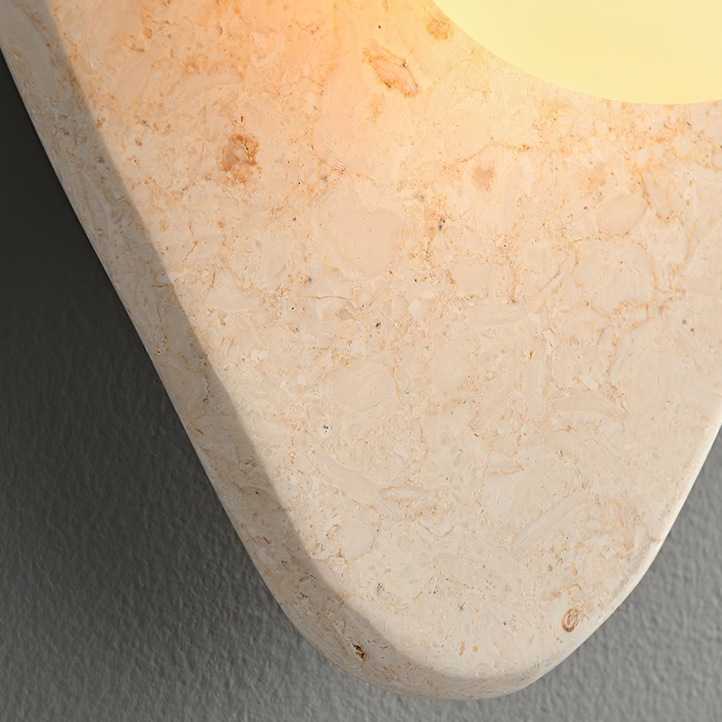 Pebble Rustic Marble Wall Light - Blowlighting