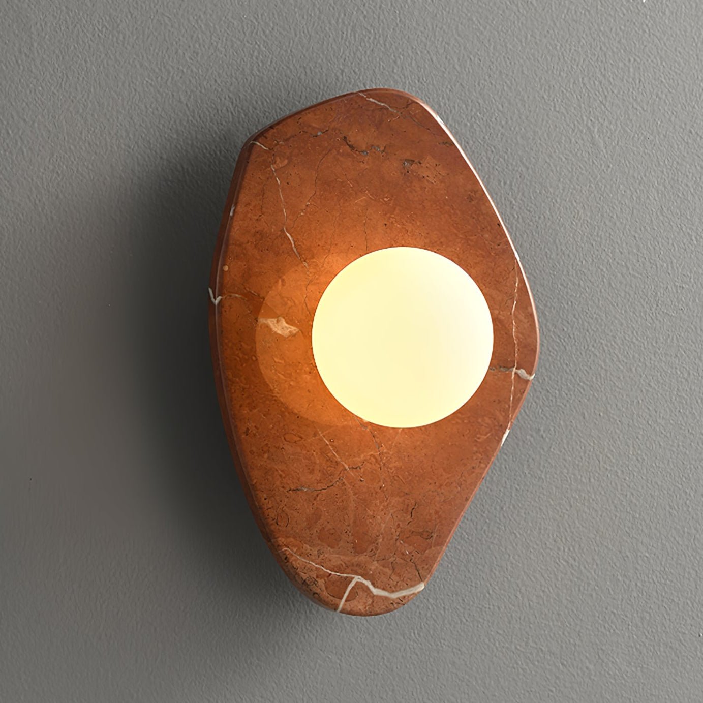 Pebble Rustic Marble Wall Light - Blowlighting
