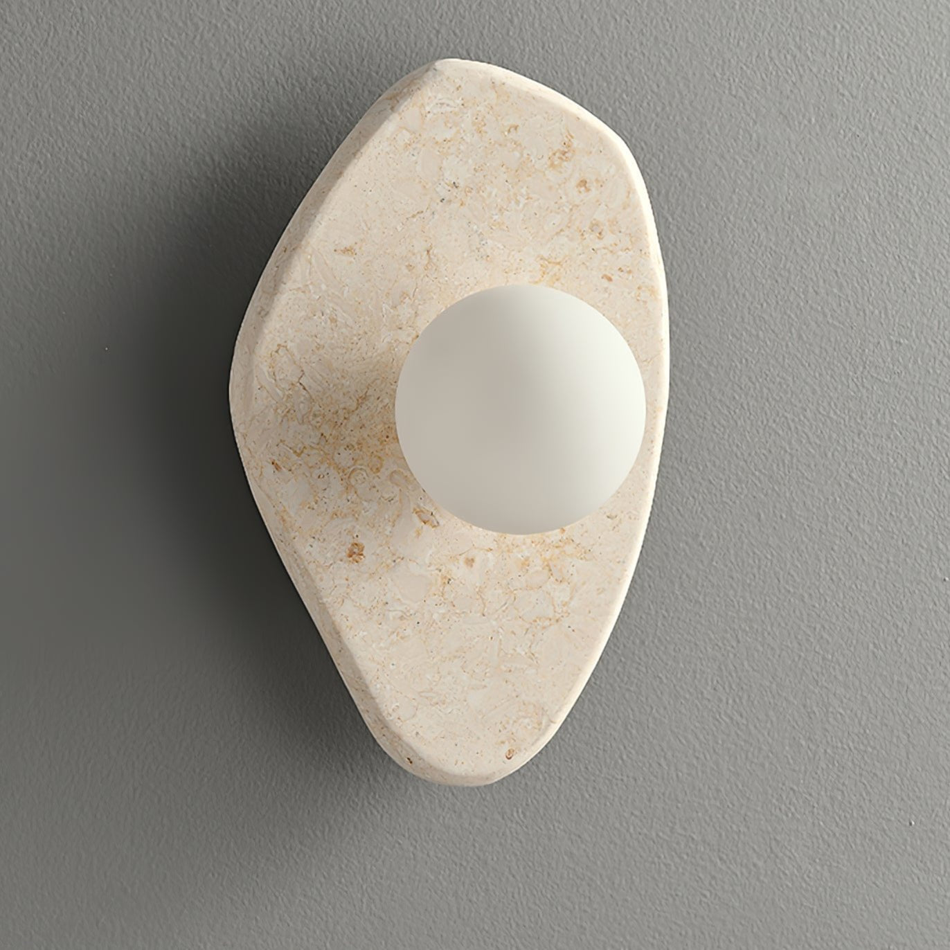 Pebble Rustic Marble Wall Light - Blowlighting