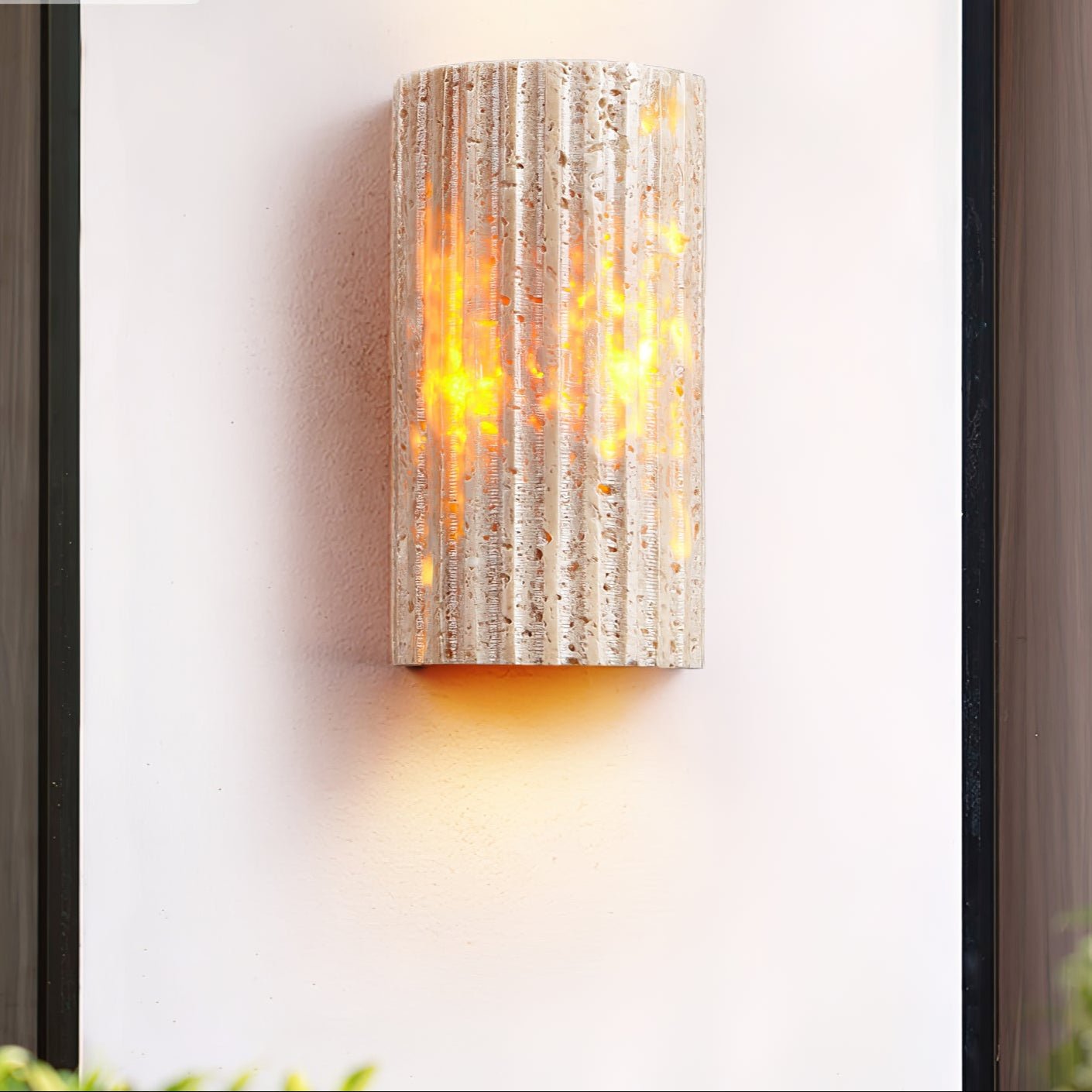 Sysilion Travertine Wall Light - Blowlighting