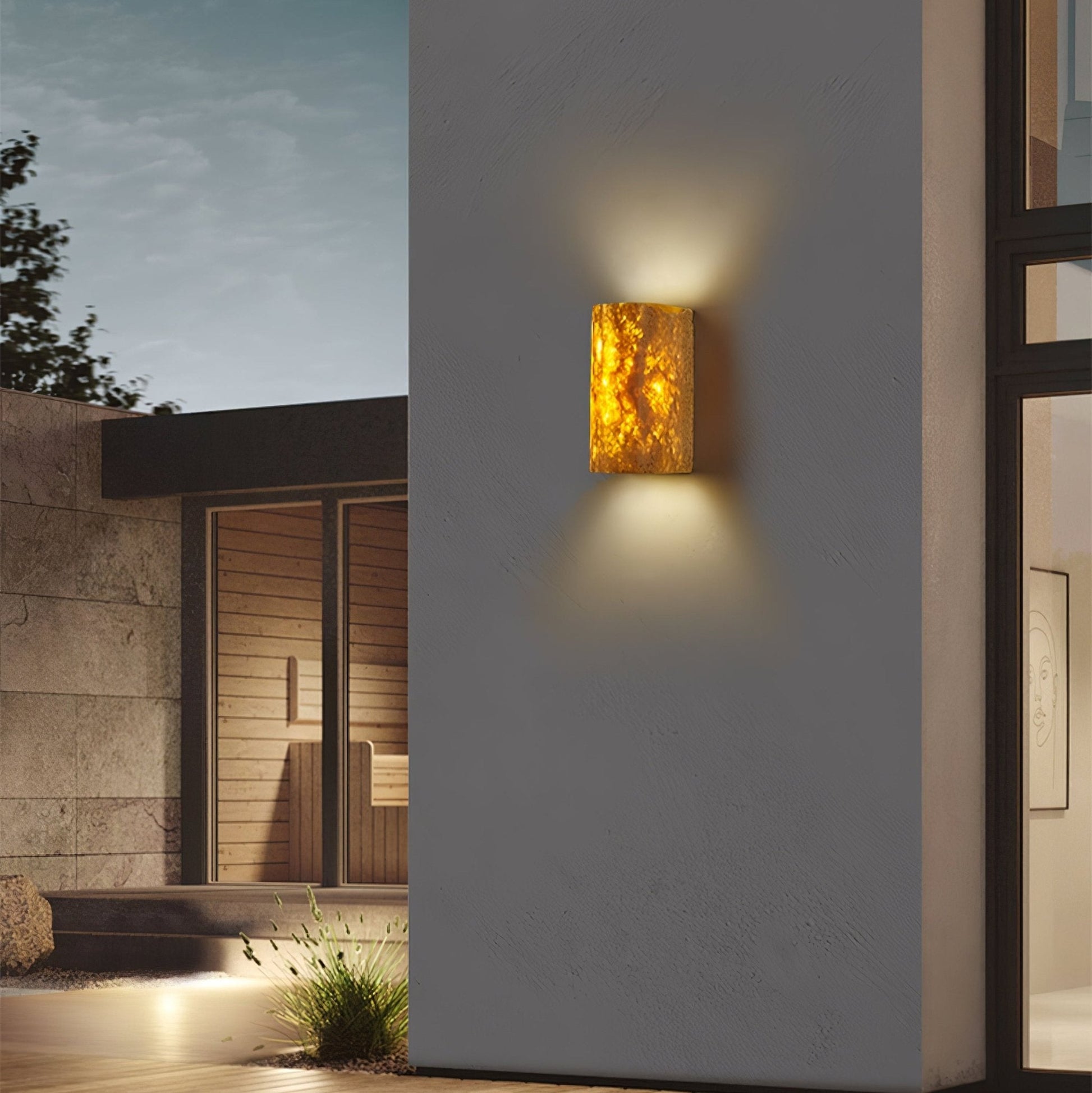 Sysilion Travertine Wall Light - Blowlighting