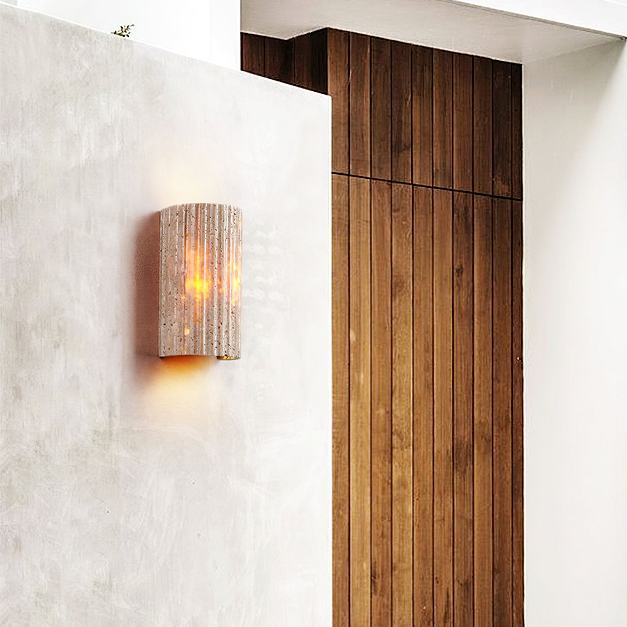 Sysilion Travertine Wall Light - Blowlighting